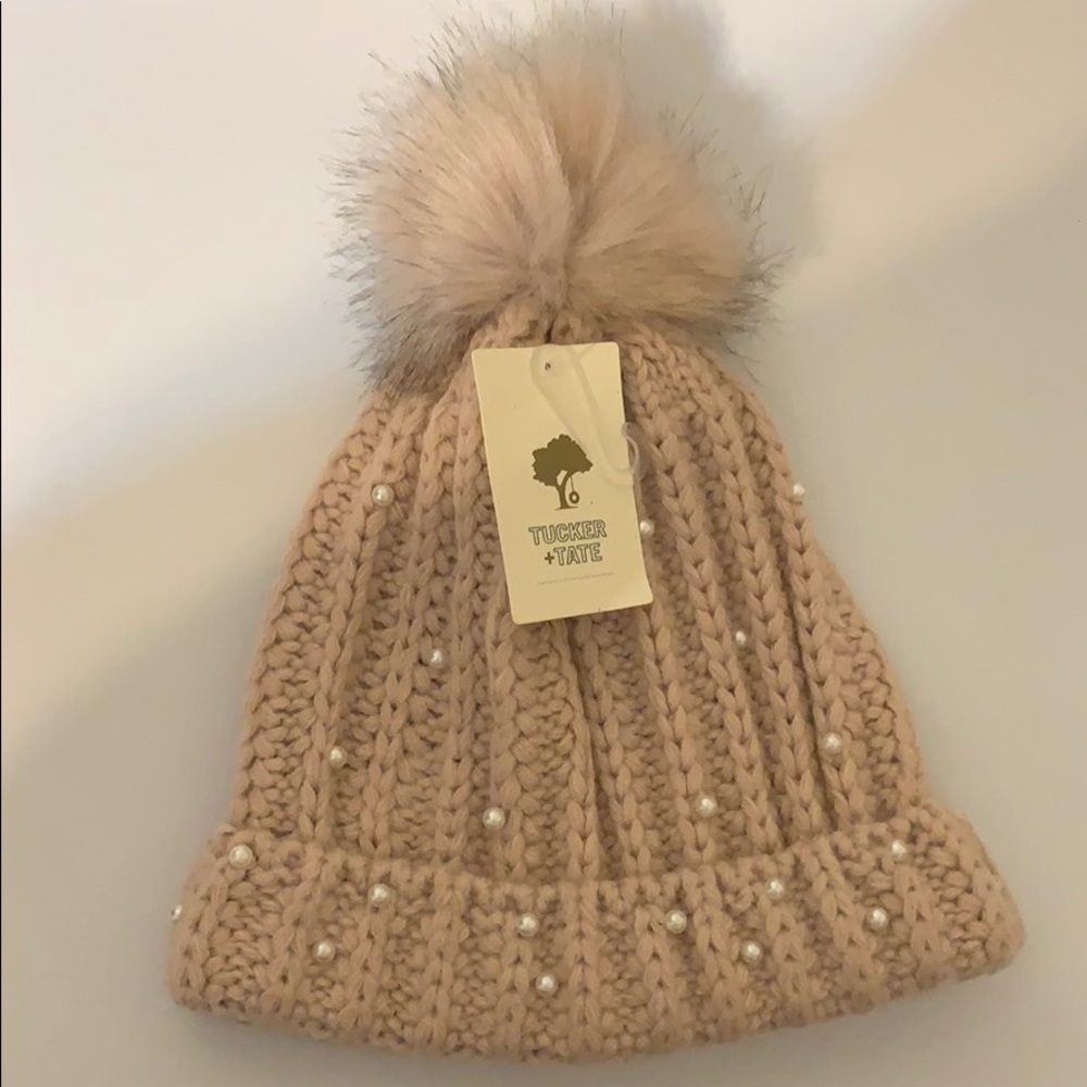 Pink pearl Hat